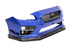 OLM Matte Black Extension Lip For VA Style Lips - Subaru WRX / STI 2015-2017