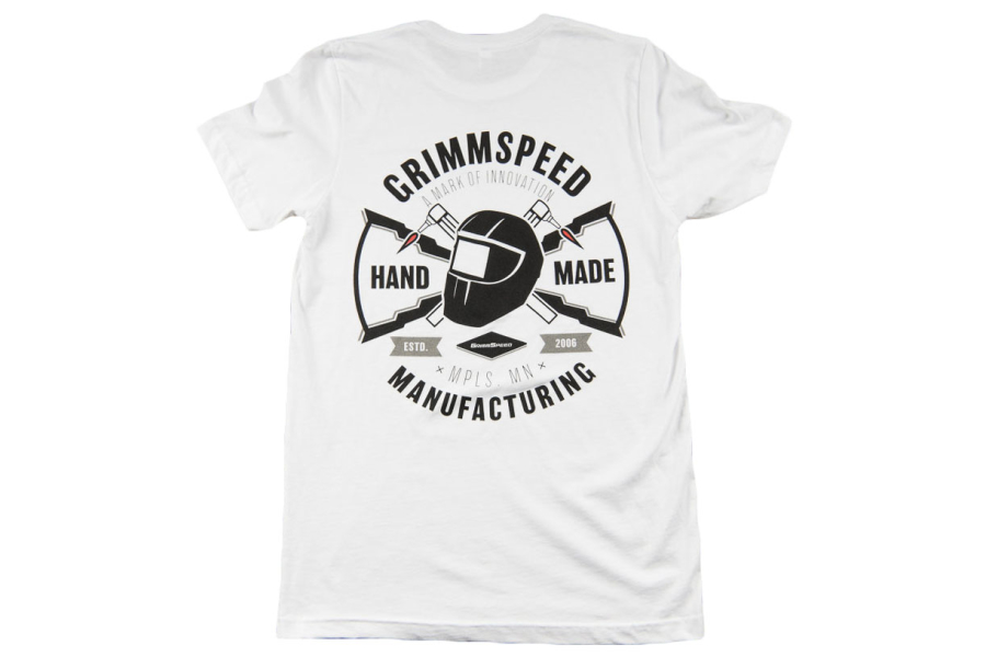 GrimmSpeed MFG Hand-Made T-Shirt White - Universal