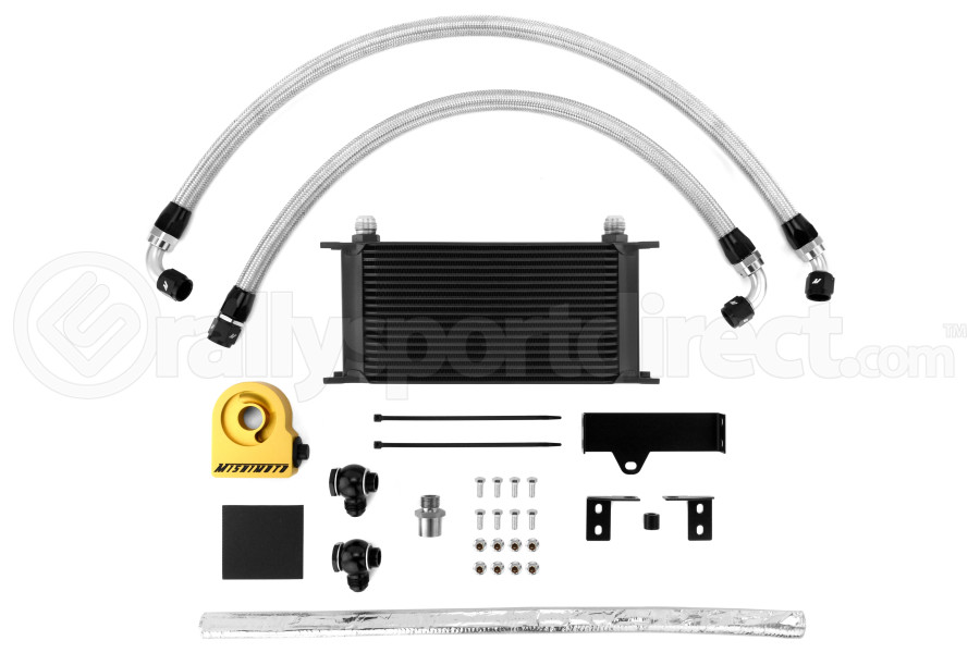Mishimoto Thermostatic Oil Cooler Kit Black Subaru Wrx