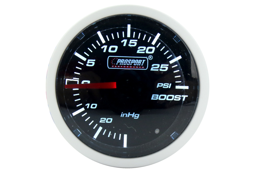 ProSport Mechanical Boost Gauge BlueWhite 52mm 216BFWBBOSM.PSI