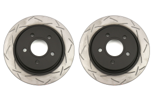DBA T3 4000 Series T-Slotted Uni-Directional Rear Rotor Pair - Ford Focus ST 2013 - 2016