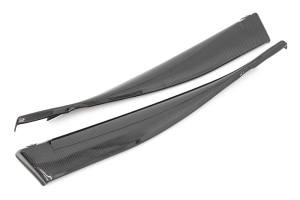 OLM LE Carbon Fiber Interior Door Trim Cover Set - Toyota Supra 2020+