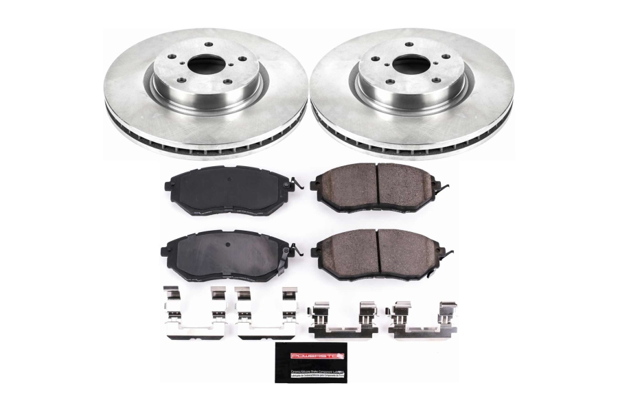 Power Stop Autospecialty Brake Kit Front - Subaru Models (inc. 2015-2021 WRX / 2015-2019 Outback)