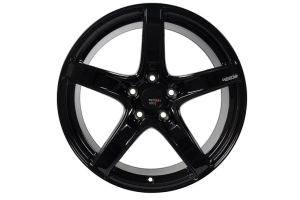 Option Lab Wheels R555 18x8.5 +40 5x108 Gotham Black - Universal