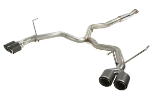 MBRP Race 3in Quad Carbon Fiber Tip Cat Back Exhaust - Subaru WRX / STI 2015+