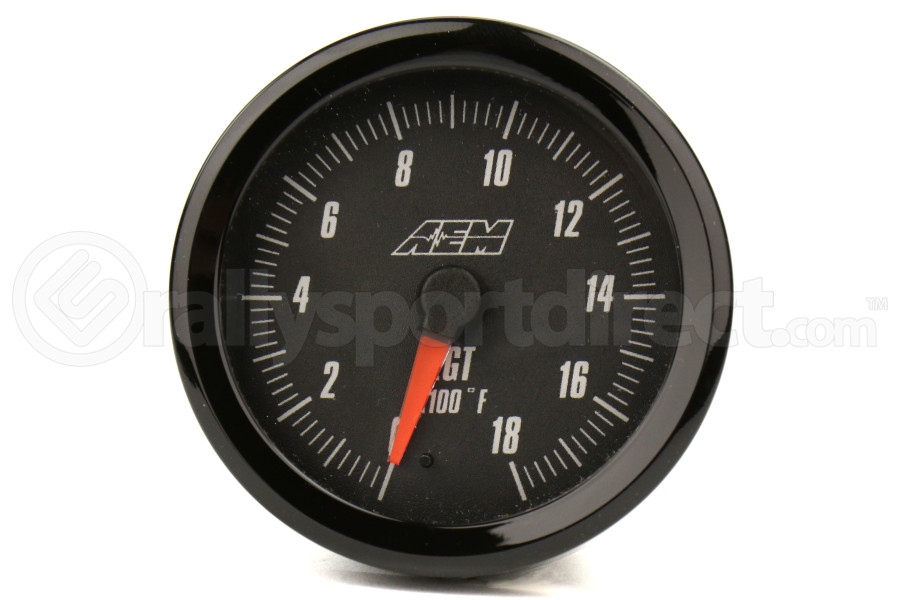 AEM Electronics Exhaust Gas Temperature Gauge 01800F 52mm 305131Rallysport Direct