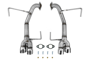 Nameless Performance Muffler Delete Double Wall Polished