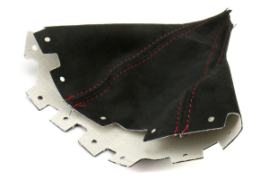 AutoStyled Black Microsuede Shift Boot w/ Red Stitching Short Shifter - Subaru WRX 2009-2014