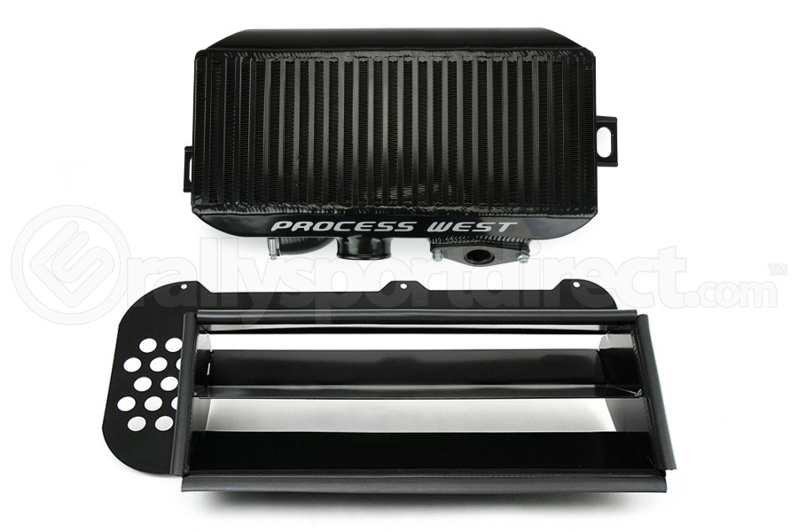 Process West Top Mount Intercooler W Jdm Shroud Kit Black
