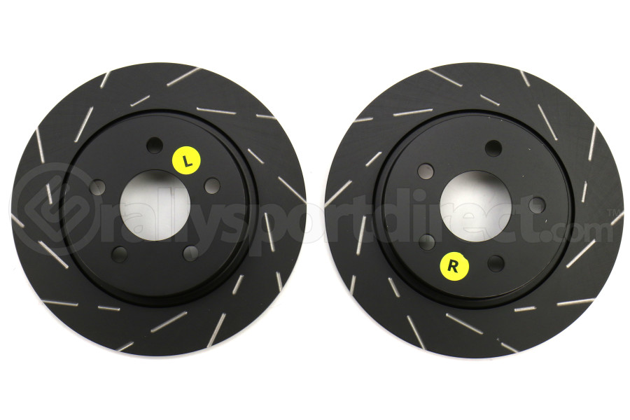 EBC Brakes USR Series Sport Slotted Rear Brake Rotors Ford S 2012