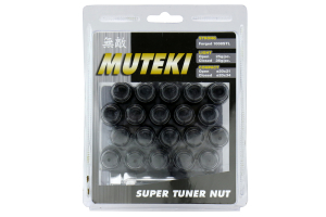 Muteki Lug Nuts 12x1.25 Closed End Black - Universal