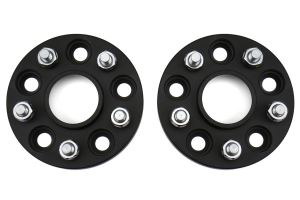 ISC Suspension Wheel Spacers 5x108 15mm Black Pair - Ford Models (inc. 2013+ Focus ST / 2016+ RS)