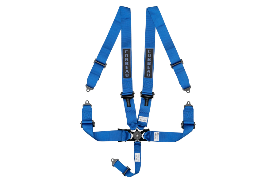 Corbeau 3 Inch 5-Point Camlock Harness Blue - Universal