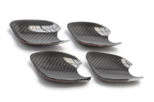 OLM S-line Dry Carbon Fiber Door Handle Inserts - Subaru WRX / STI 2015+
