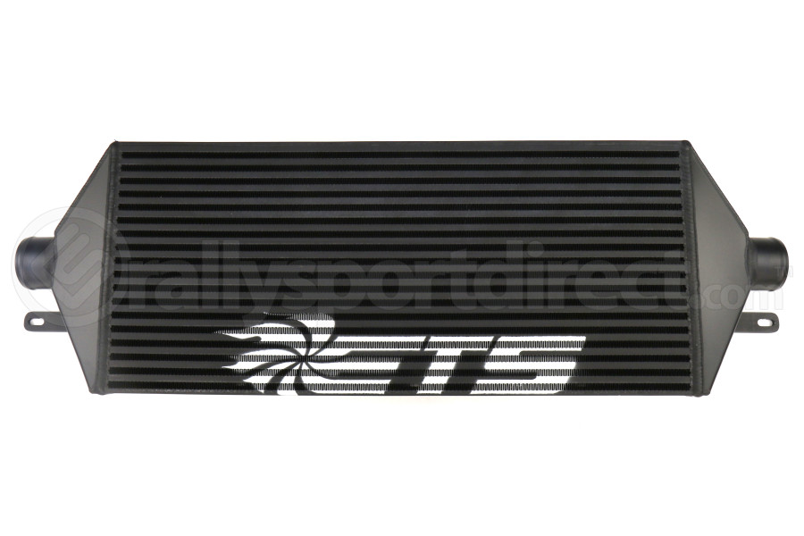 ETS Front Mount Intercooler Core 3.5in Black w/ White Logo - Subaru STI 2015 - 2020