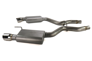 Steeda Axle Back Exhaust System - Ford Mustang GT 2015-2017