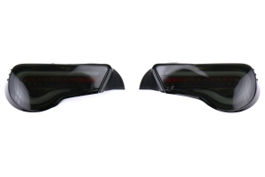 OLM VL Style Non-Sequential Smoked Lens Tail Lights Black / Gold Edition - Scion FR-S 2013-2016 / Subaru BRZ 2013+ / Toyota 86 2017+