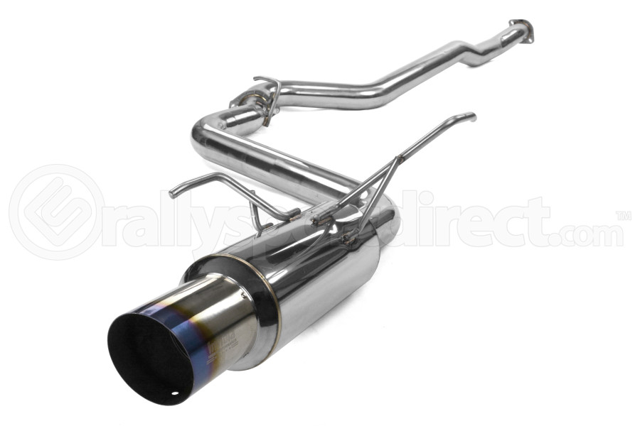 Invidia Titanium Tip Racing Cat Back Exhaust Single Subaru Base