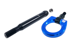 Torque Solution Rear Tow Hook Blue - Subaru WRX/STI 2015+