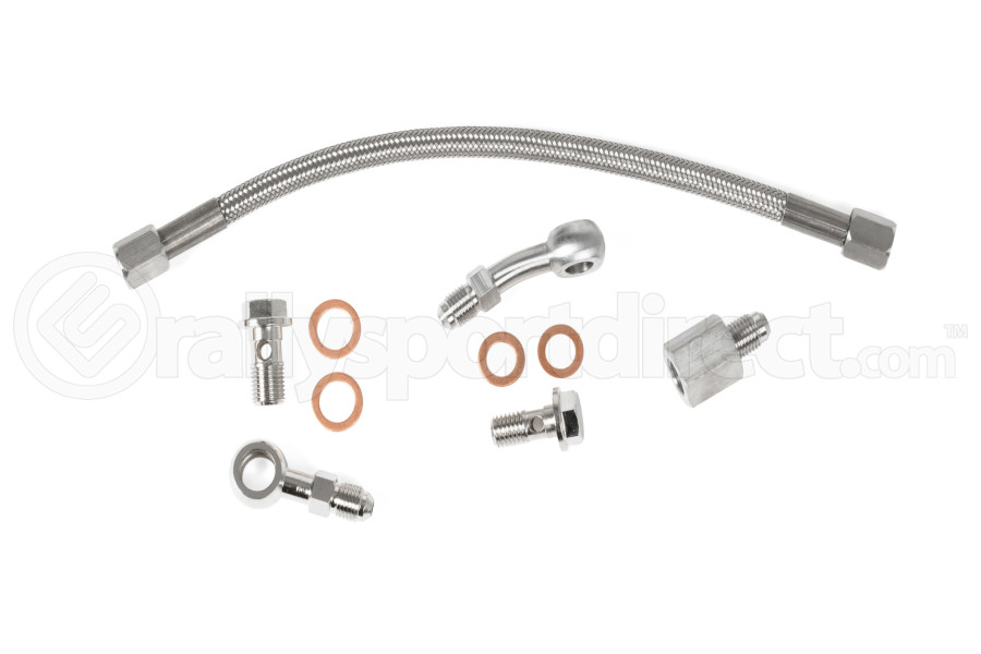GrimmSpeed Turbocharger Oil Feed Line Kit For Use w Aftermarket Turbos