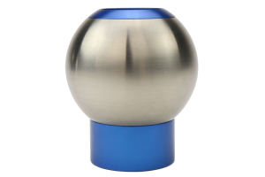 AutoStyled Shift Knob Blue w/ Stainless Steel Center - Ford Focus RS 2016+ / Ford Focus ST 2013+ / Ford Fiesta ST 2014+