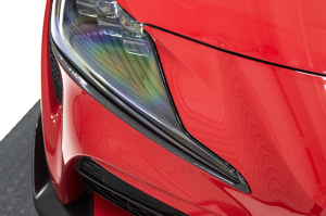 OLM LE Carbon Fiber Headlight Garnish - Toyota Supra 2020+