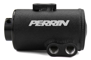 PERRIN Air Oil Separator Kit Black Wrinkle Finish - Subaru WRX 2015+