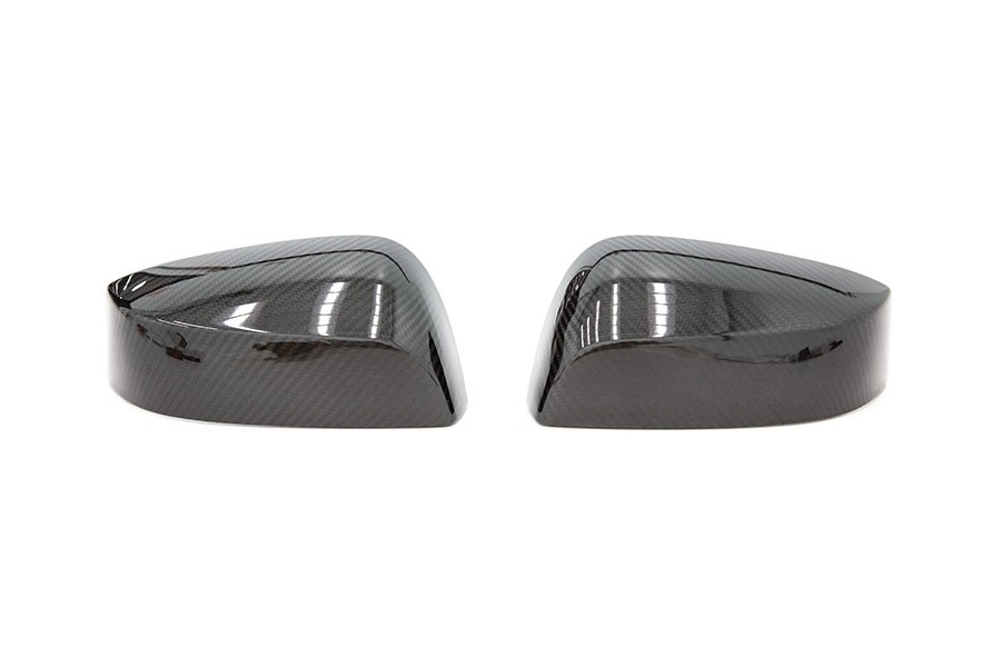 OLM S-line Dry Carbon Fiber Mirror Cover Without Turn Signal Hole  - Subaru WRX / STI 2015+