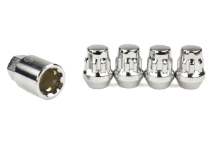 KICS Bull Lock Wheel Lock Set 19mm 12X1.25 Chrome - Universal