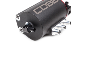 COBB Tuning Air Oil Separator Black/Red - Subaru Models (inc. 2008-2020 STI / 2008-2014 WRX)