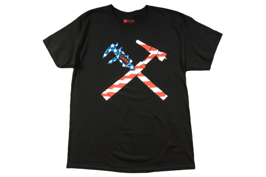 GrimmSpeed Torch and Caliper Flag T-Shirt Black - Universal