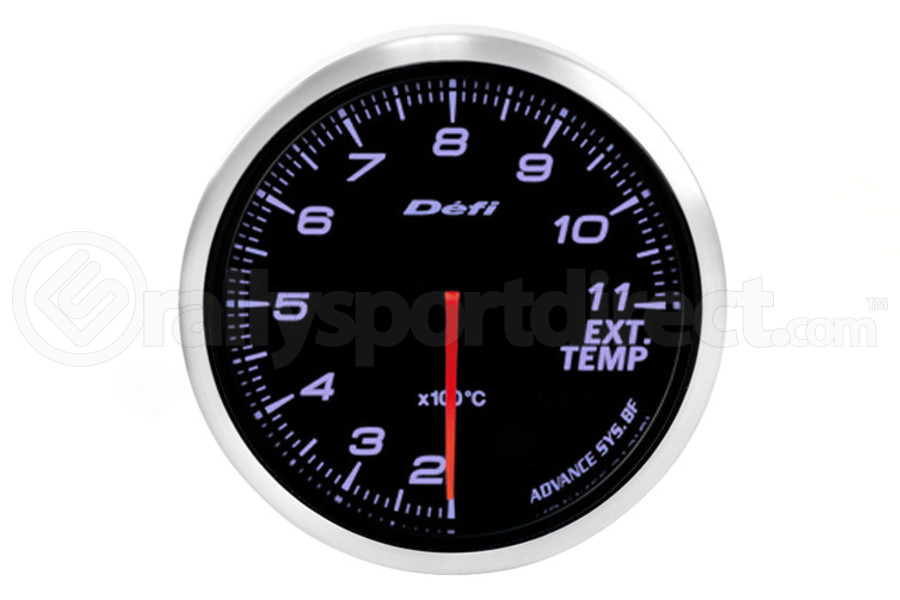 Defi Advance BF White Exhaust Temperature Metric 60mm Gauge DF10601