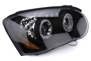 Spec-D Halo LED Projector Headlights Black  - Subaru WRX/STI 2004-2005