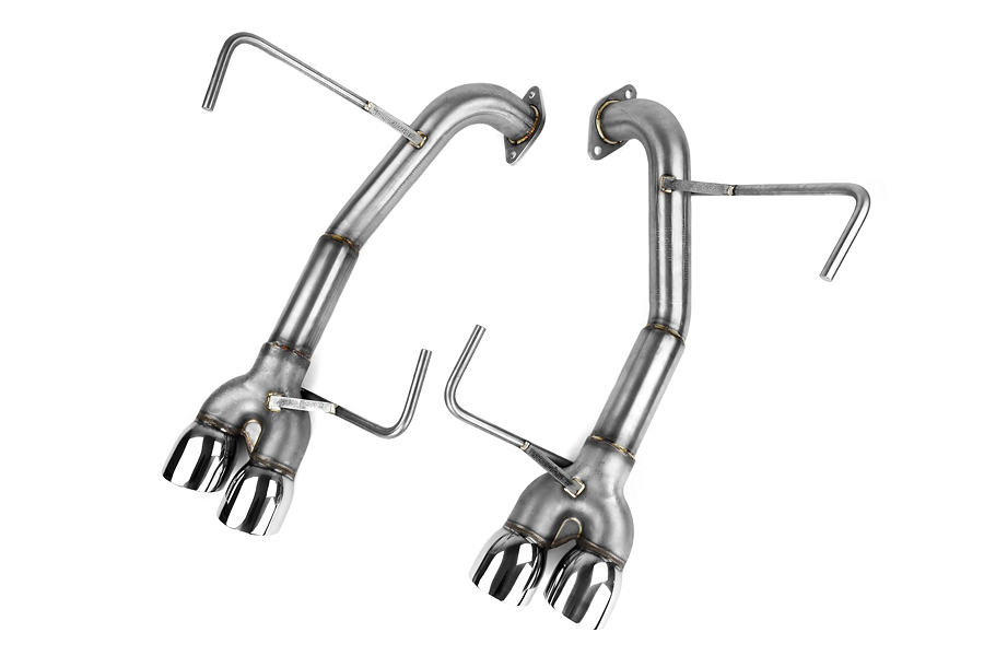 Nameless Performance Muffler Delete Double Wall Polished