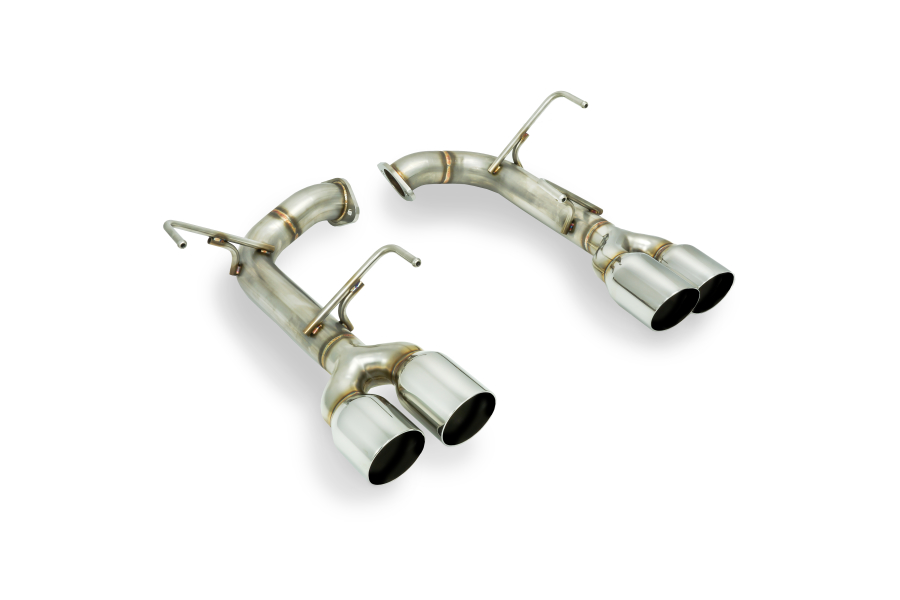 Remark Axle Back Exhaust Muffler Delete Stainless Single Wall Tips