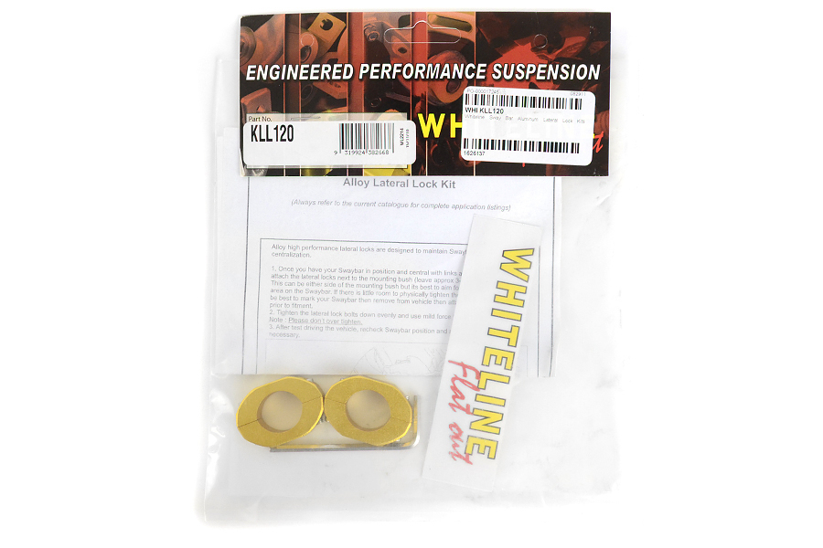 Whiteline 20mm Sway Bar Aluminum Lateral Lock Kit KLL120