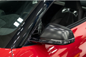 OLM Gloss Black Wind Buffeting Deflectors - Toyota Supra 2020+