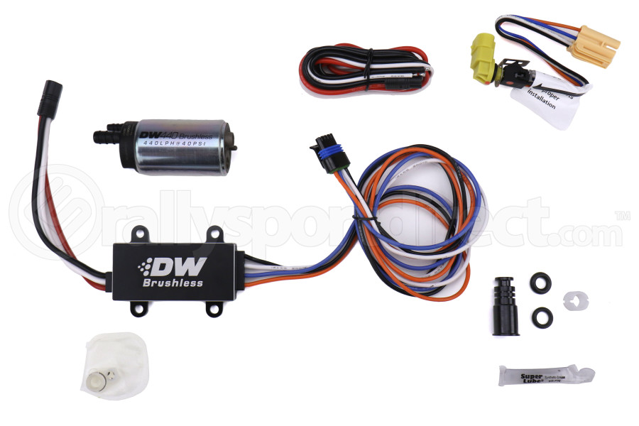 DeatschWerks 440lph In Tank Brushless Fuel Pump w/ Single/Dual Speed Controller w/ 9-0910 install kit  - Subaru Models (inc. 2008-2014 WRX / 2008-2020 STI)