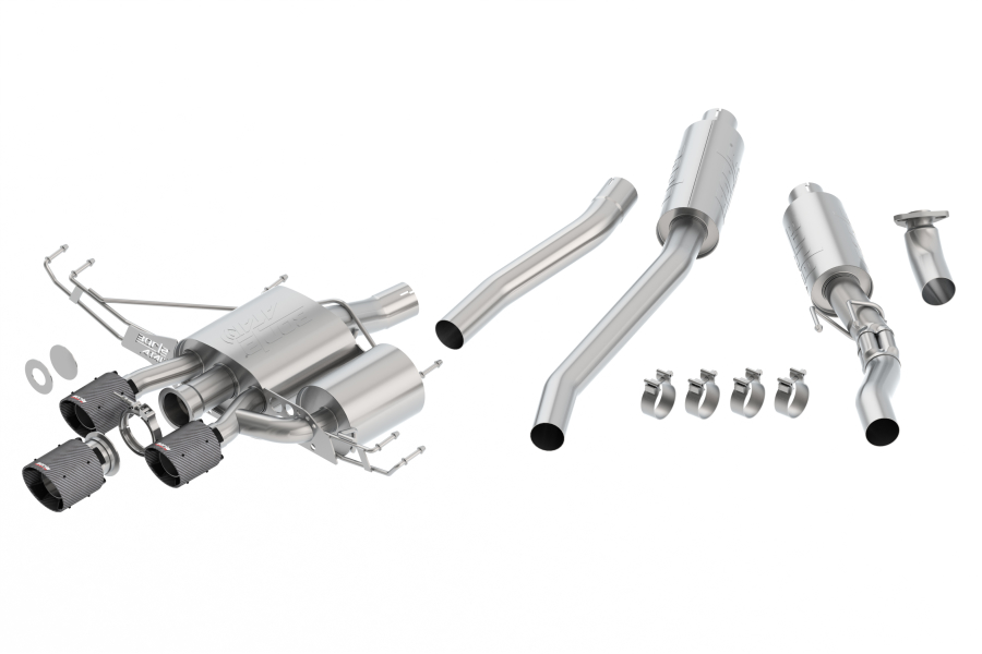 Borla Atak Cat Back Exhaust W Carbon Fiber Black Tips Honda Type R 2017 2018 140738cfba Rallysport Direct