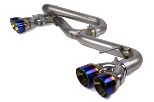 FactionFab Axle Back Exhaust w/ Burnt Tips (Hatchback) - Subaru WRX 2011 - 2014 / STI 2008 - 2014
