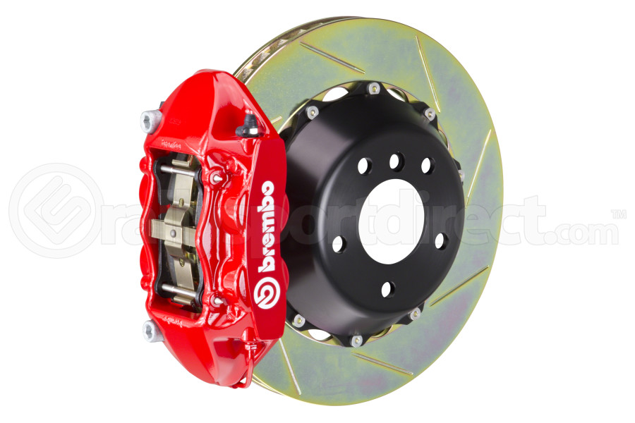 Brembo Gran Turismo 4 Piston Rear Brake Kit Red Slotted
