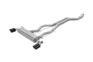 Rexpeed Stainless Steel Front + Mid Pipe / Muffler / Dry Carbon Tips  - Toyota Supra 2020+