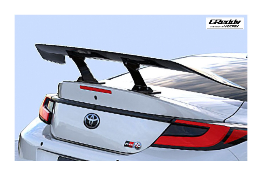 GReddy VOLTEX Rear Wing Center Mounts Wet Carbon - Toyota GR86 2022+