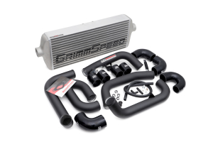 Grimmspeed Front Mount Intercooler Kit w/ Black Piping - Subaru STI 2008-2014