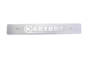 Kartboy Front License Plate Delete Silver - Subaru Models