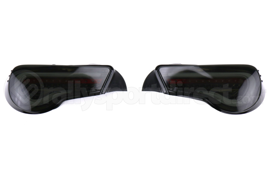 OLM VL Style Non-Sequential Smoked Lens Tail Lights Black / Gold Edition - Scion FR-S 2013-2016 / Subaru BRZ 2013+ / Toyota 86 2017+