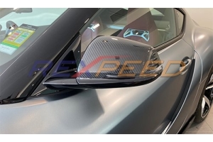 Rexpeed Dry Carbon Mirror Covers - Toyota Supra 2020+
