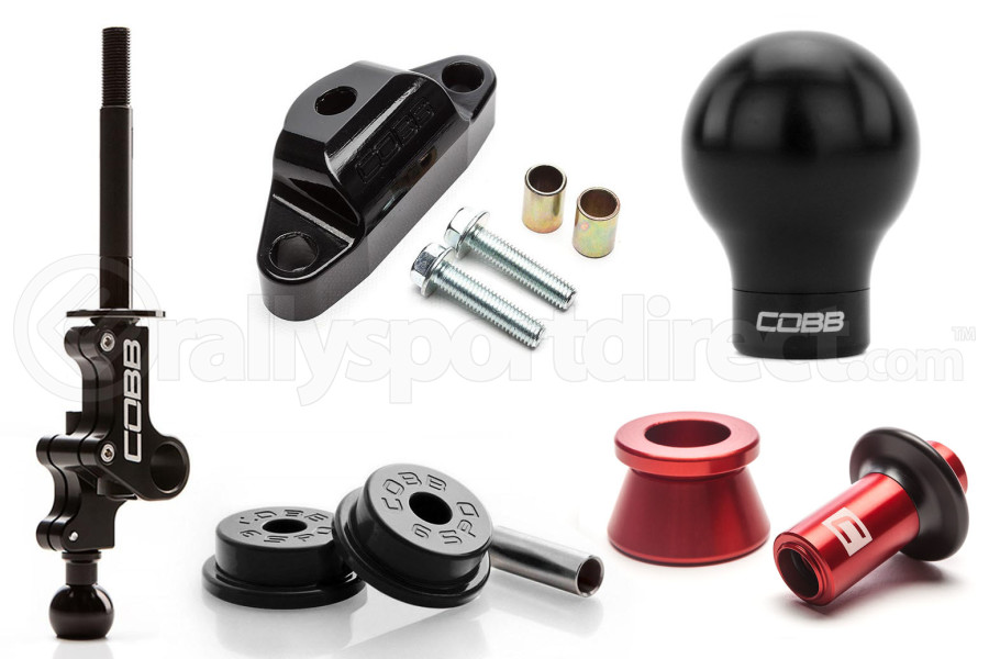 COBB Tuning Stage 2+ Drivetrain Package w/ Red Lockout and Black Shift Knob - Subaru STI 2004 - 2020