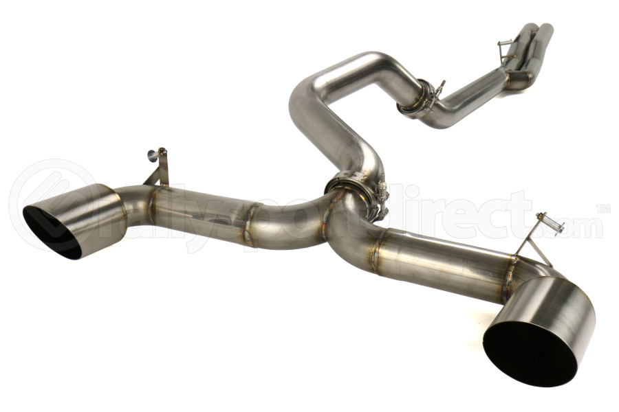 ETS Extreme Cat Back Exhaust System Non Resonated w Brushed Tips - Ford