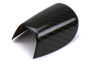 OLM LE Dry Carbon Fiber CVT Shift Knob Trim Cover - Subaru CVT Models (Inc. WRX 2015 - 2020 / Forester 2014 - 2018)